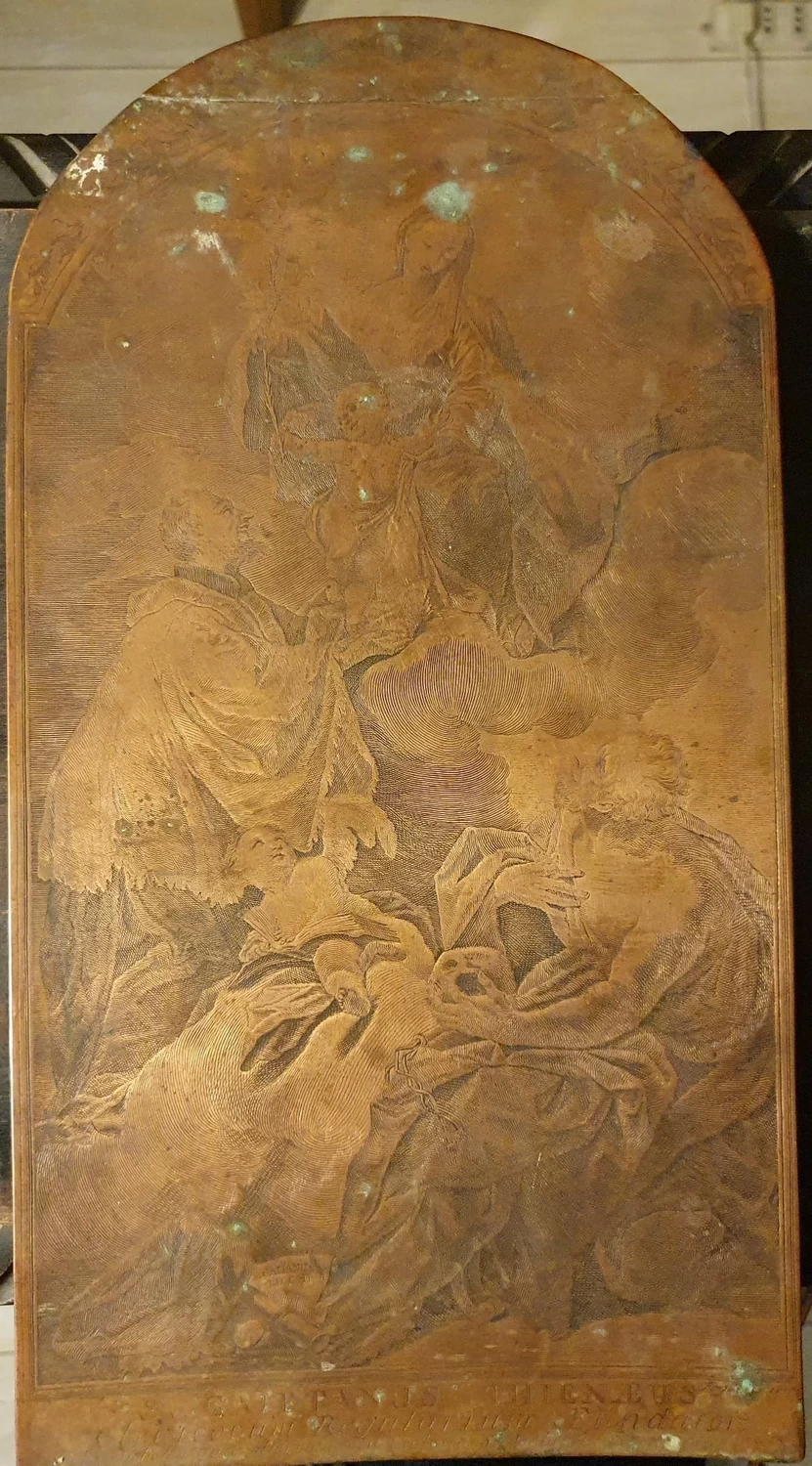  257-Giambattista Pittoni-San Galliano Lechi e San Gaetano-lastra per incisione da Pittonijpg 